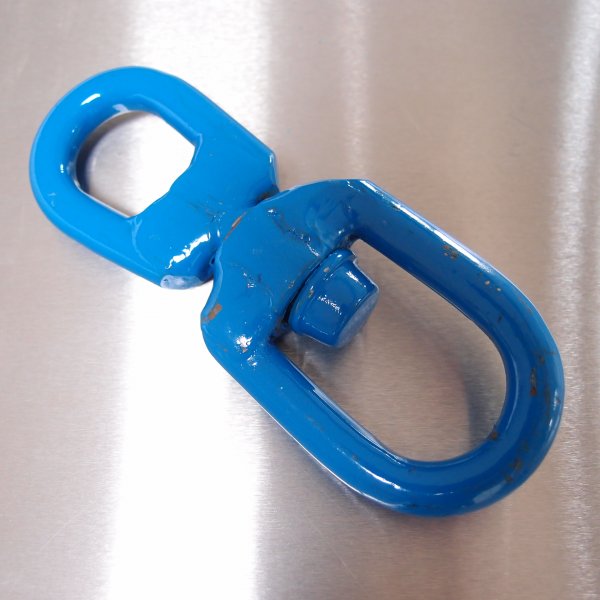 Blue Painted Swivel