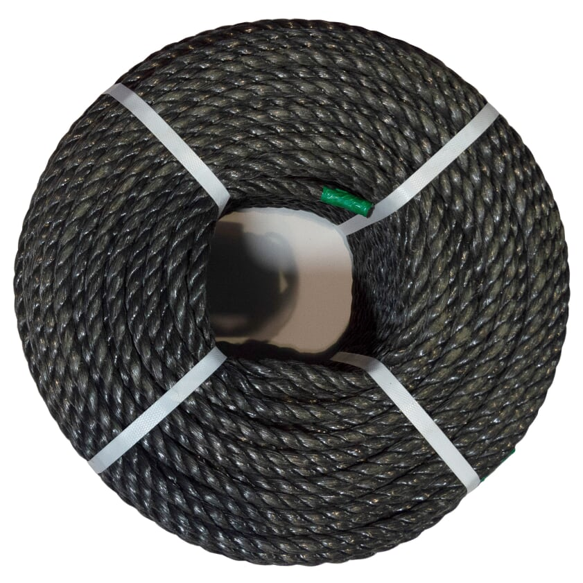 Black PP Split Film Wrapping Rope