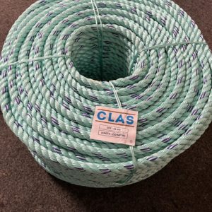 POLYCLAS 3 Strand Green Unleaded Rope